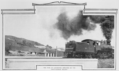 El tipo de locomotora empleado en el Ferrocarril Transiberiano, de The Sphere, 15 de agosto de 1903 de English Photographer